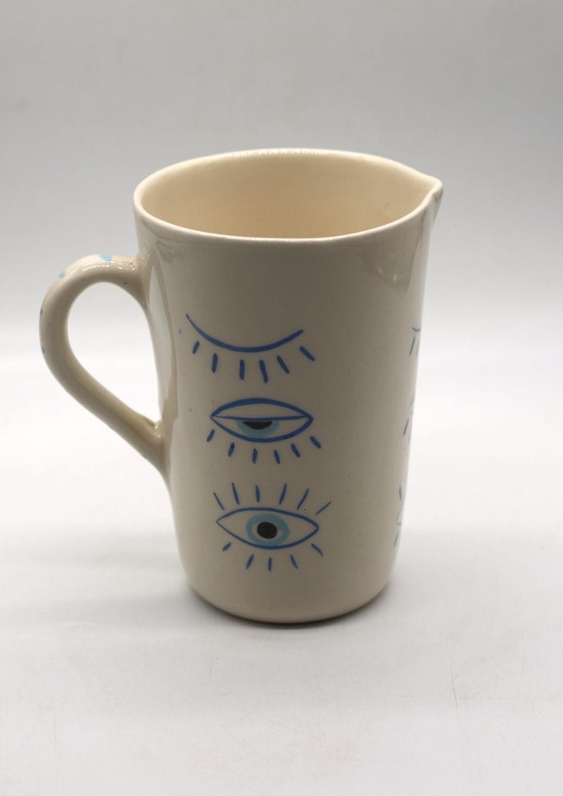 Tardan Charlotte El Yapımı Mavi- Göz Desenli Karaf - 750 ml - Görsel 2