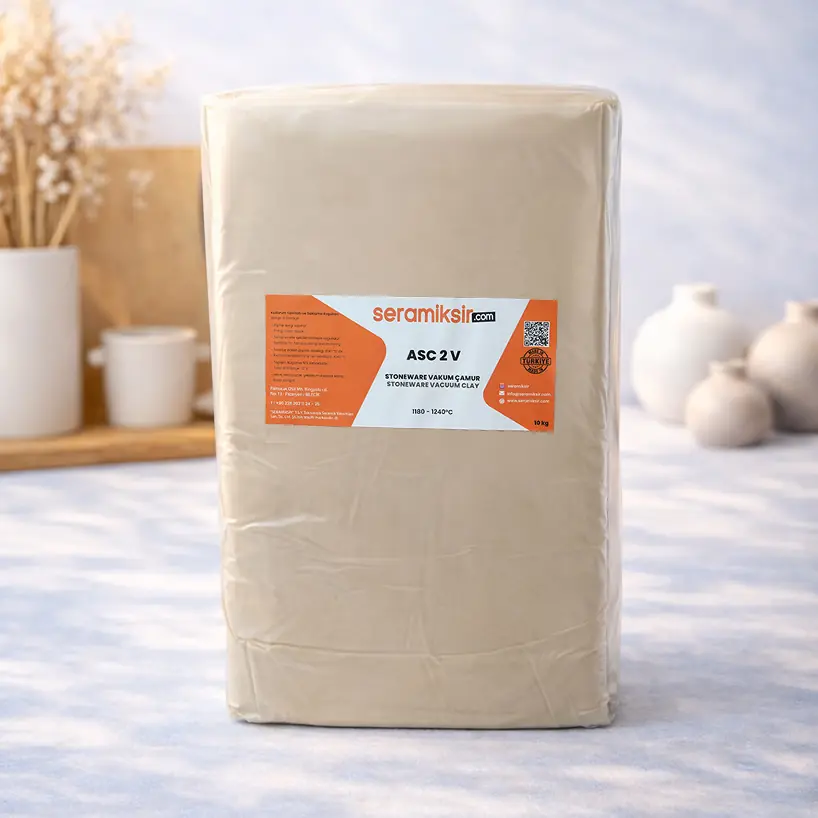 ASC 2 V – Stoneware Vakum Çamur 10 Kg ASC 2 V – Stoneware Vakum Çamur 10 Kg