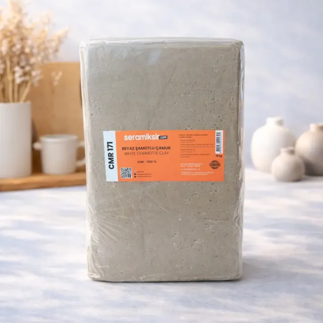 CMR 171 – Beyaz Şamotlu Çamur 10 Kg